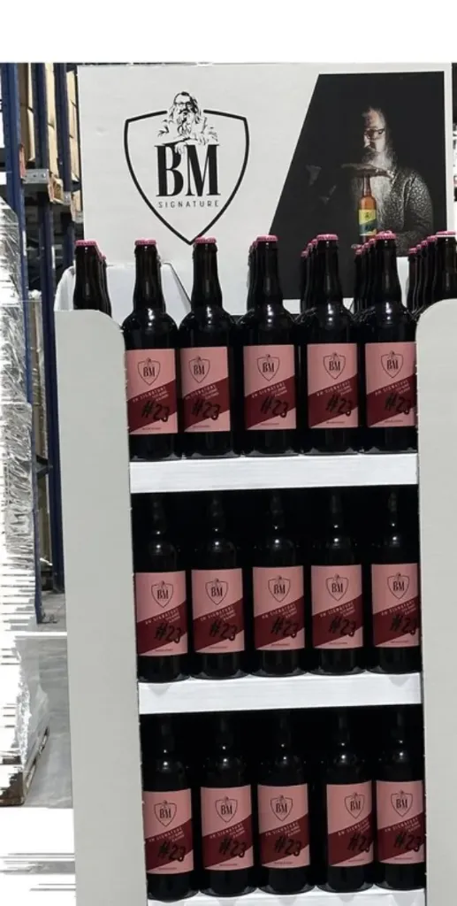 Présentoir cerise 5° - 140 x 75cl