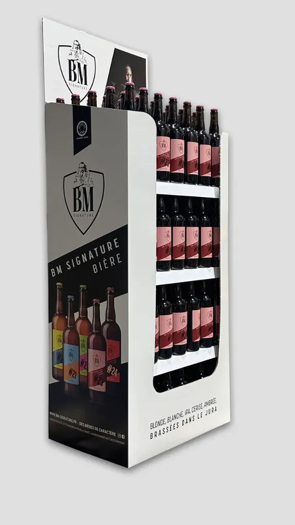 Présentoir cerise 5° - 140 x 75cl